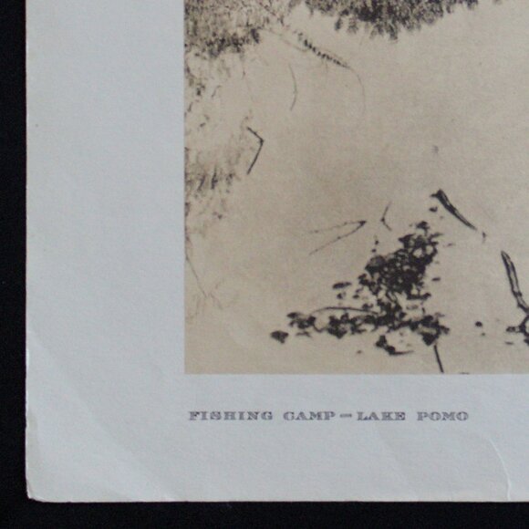 FISHING CAMP - LAKE POMO #108 Edward Sheriff Curtis Print - Picture 13 of 16